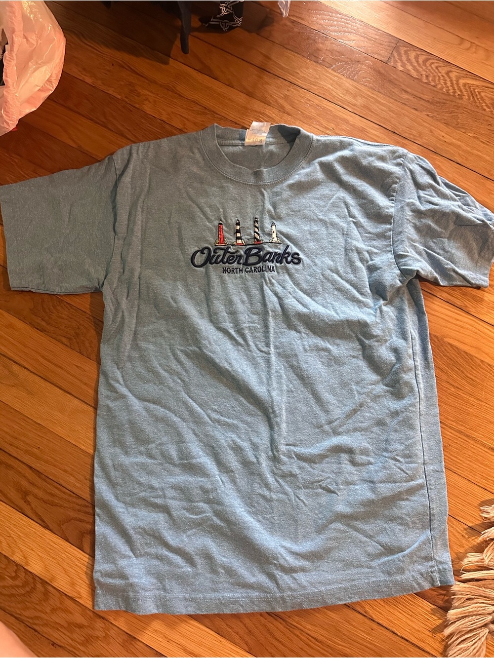 Outer Banks North Carolina Light Blue Short-Sleeve Tee